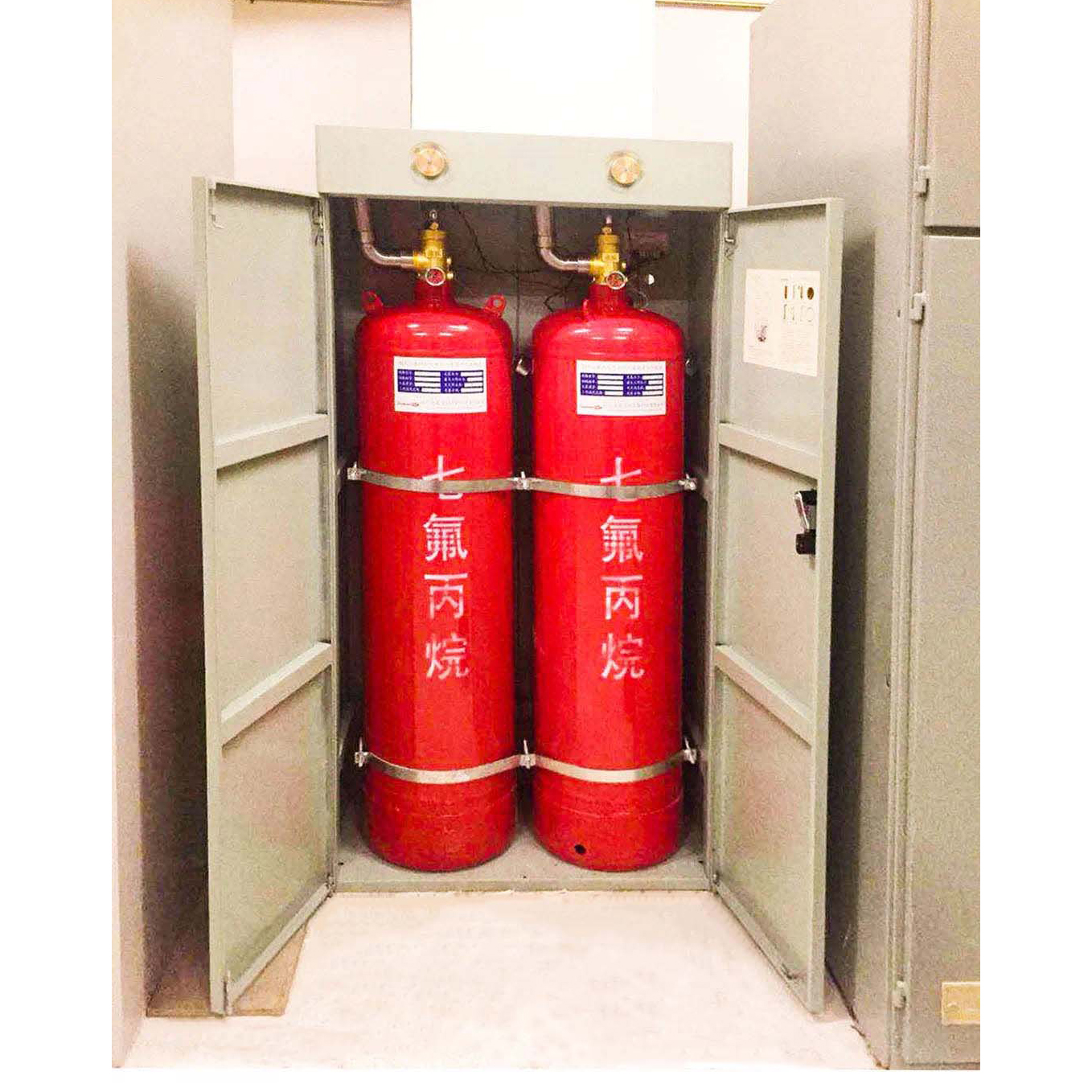双柜式七氟丙烷气体灭火装置